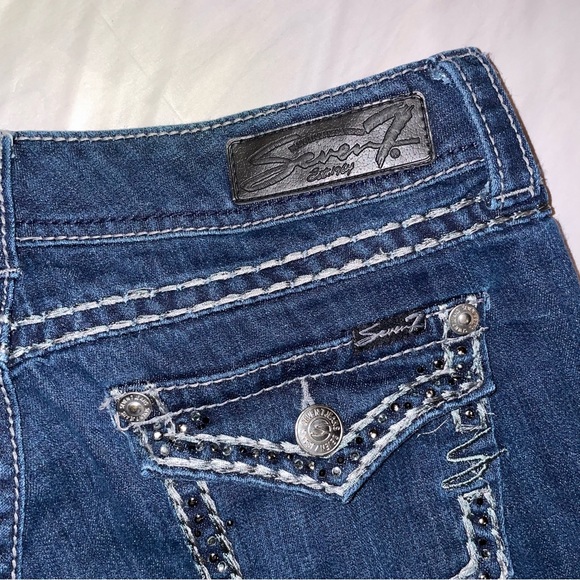 Seven7 Jeans Blue Baby Boot - Picture 7 of 7